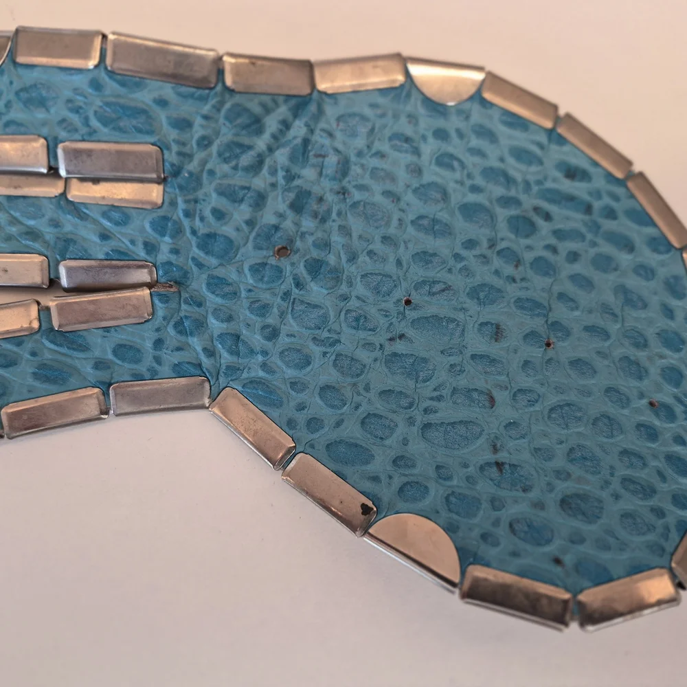 Vintage Silver and Turquoise Women's Belt - Picture 7 of 7